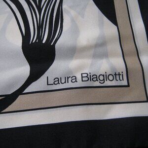 Vintage Laura  Biagiotti 1005 Silk Scarf